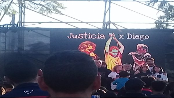 Gran convocatoria en el Festival Justicia por Diego