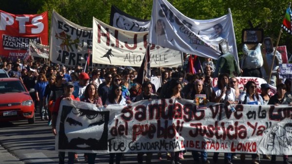 Neuquén se moviliza a dos años de la desaparición y muerte de Santiago Maldonado