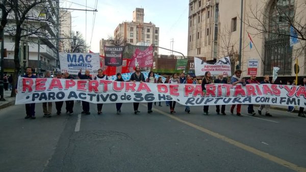 La izquierda y el sindicalismo combativo marcharon contra el ajuste en Córdoba