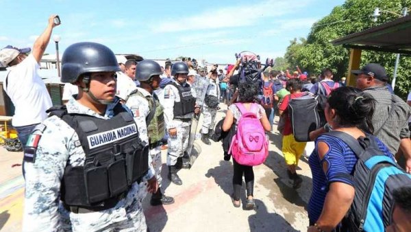 La Guardia Nacional de México vuelve a reprimir salvajemente a los migrantes