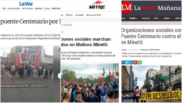 Minetti: los medios reflejaron otra gran jornada de lucha