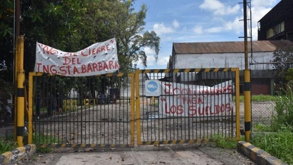 Trabajadores del Santa Bárbara protestan ante la falta de pago de salarios