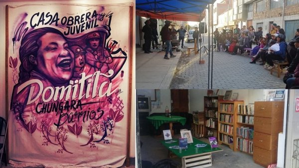 Gran inauguración de la Casa Obrera y Juvenil Domitila "Chungara" Barrios