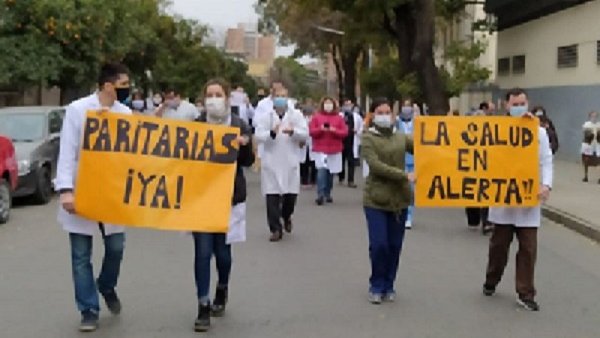 Hospital Padilla: trabajadores reclaman paritarias y elementos de protección en Tucumán