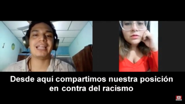 [Video] Jóvenes de Ecuador se unen a la invitación del acto internacional contra el racismo