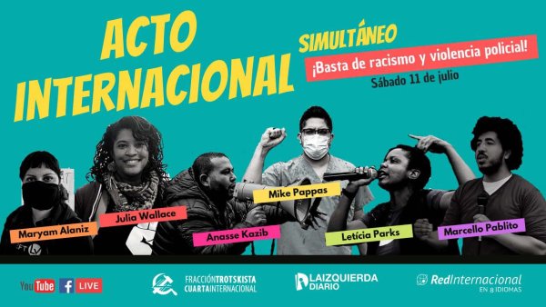 Voces de jóvenes trabajadores luego de acto internacionalista contra el racismo y la violencia policial