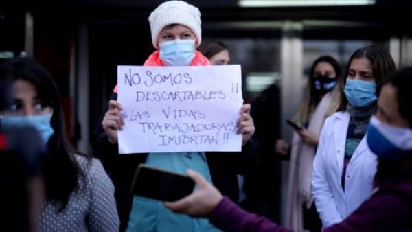 Estudiantes de salud: "Junto a los trabajadores de la primera línea vamos a una gran asamblea nacional"