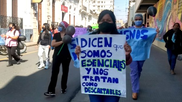 Enfermería ganó las calles en Jujuy y dio fuerzas para continuar la lucha de toda la salud