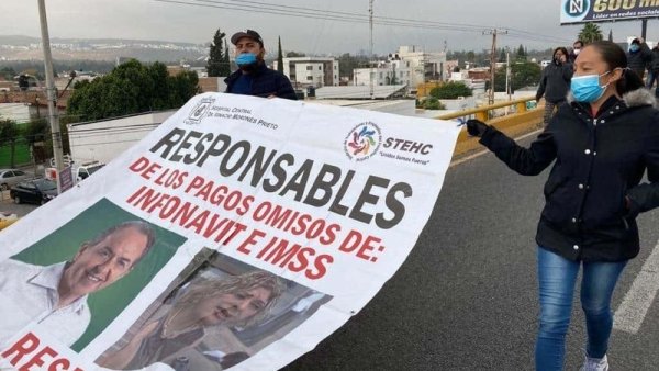 Trabajadores de Hospital covid en San Luis Potosí denuncian falta de pago