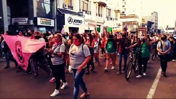 En Bahía Blanca cientos de mujeres nos movilizamos exigiendo justicia por Ursula