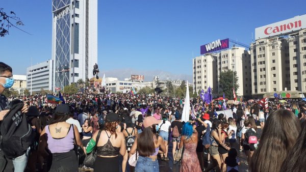 [Galería de imágenes] Mira lo que ocurre en estos instantes en Plaza Dignidad