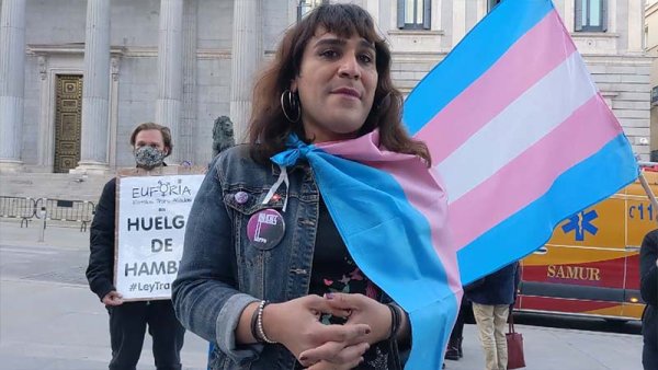 Huelga de hambre por la Ley Trans: “Aquí vamos a estar peleando hasta que la consigamos”