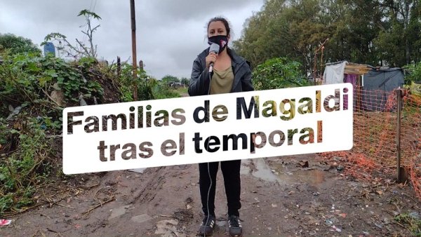 [Video] Tras el temporal familias de Magaldi exigen respuestas al Estado