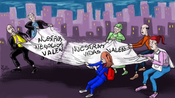 Nuestras vidas valen más que sus ganancias