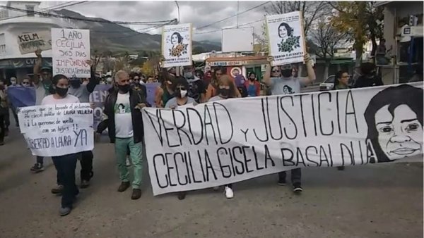 Cecilia Basaldúa, movilización en Capilla del Monte a un año de su femicidio