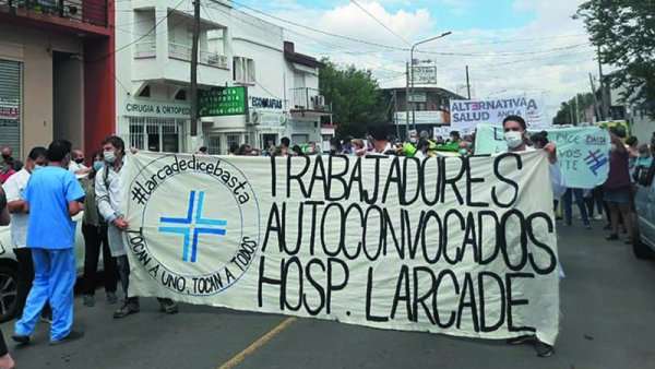 Solidaridad por persecución sindical en el Hospital Larcade