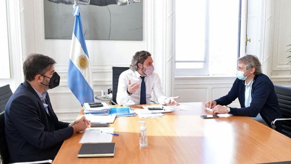 Nuevas medidas: Cafiero se reúne con sus pares de Ciudad y provincia de Buenos Aires