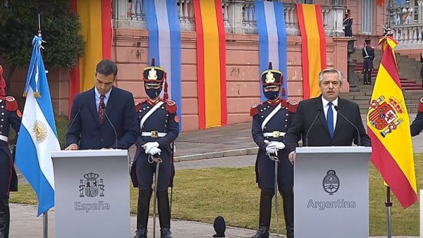 Pedro Sánchez con Alberto Fernández, el objetivo: negocios españoles