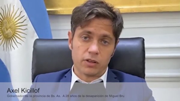 Cara de piedra: Kicillof se acordó de Miguel Bru, pero “olvida” a Facundo Castro y otros pibes