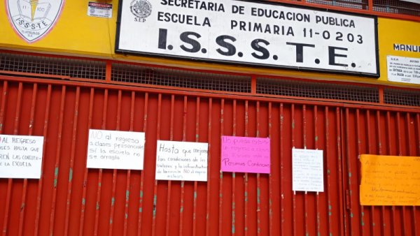 Primaria en Tlatelolco sin condiciones para regreso a clases presenciales. No es la única