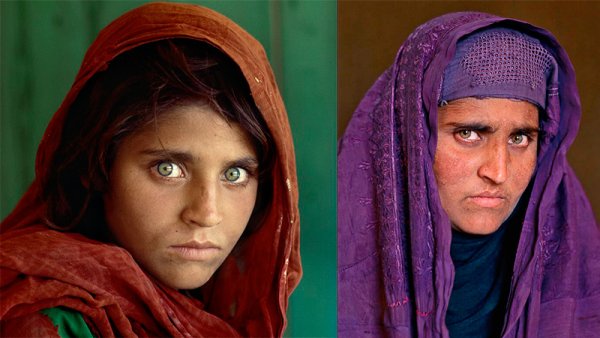 La historia detrás de la foto: La niña y la mujer afgana