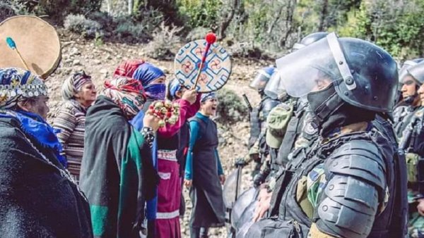 Solidaridad con el pueblo Mapuche y Tehuelche