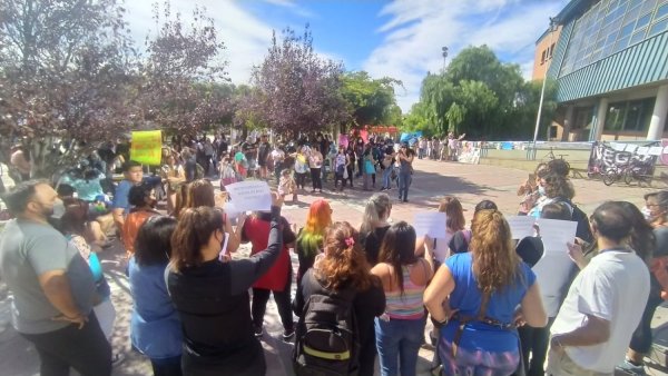 Docentes, estudiantes y familias neuquinas reclamaron en el Consejo de Educación