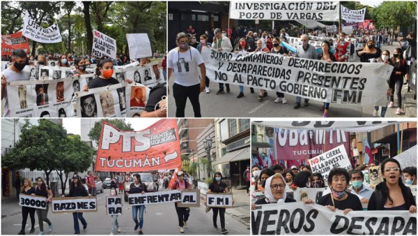 Masiva movilización en Tucumán: "30.000 presentes, No al acuerdo gobierno-FMI"