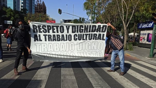 Trabajadores de cultura se unen a otros sectores en lucha 