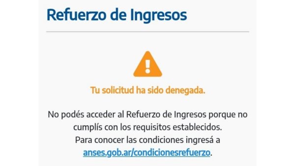 Miles de jóvenes fueron rechazados por Anses para cobrar el refuerzo de ingresos