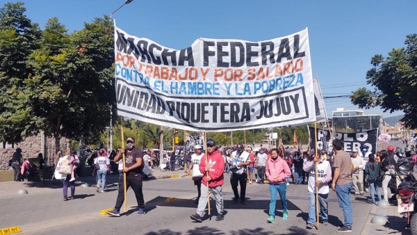 (VIDEO) Comenzó la Marcha Federal piquetera