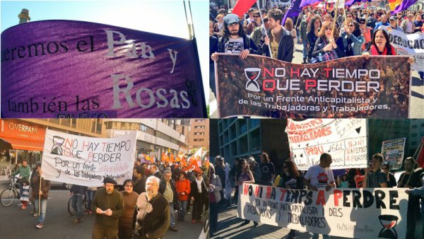 “No Hay Tiempo Que Perder” hace su primera aparición en las calles