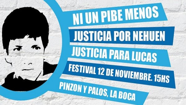 Festival por Nehuén y Lucas, víctimas de la Policía Metropolitana