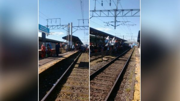 Manifestantes cortaron vías del Ferrocarril Roca