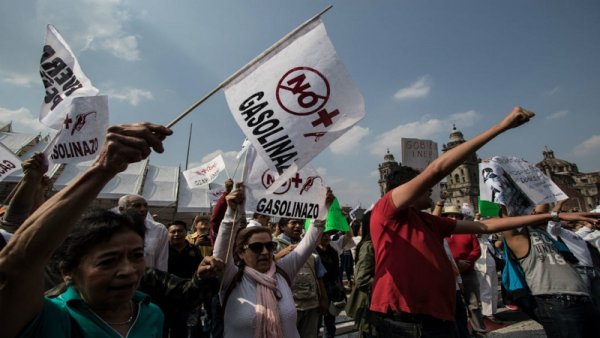 Los trabajadores en la lucha contra el gasolinazo