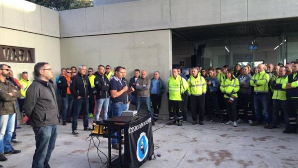 Solidaridad con los estibadores portuarios de trabajadores de Panrico 