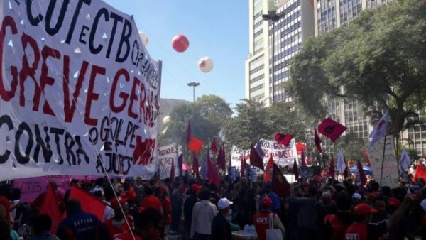 Brasil: jornada de movilizaciones y paros contra la reforma previsional