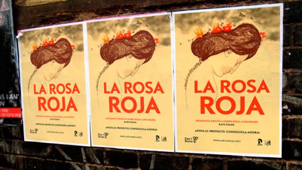 Presentación de “La Rosa Roja” en Madrid con la ilustradora Kate Evans