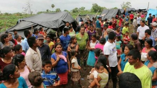 Guatemaltecos desplazados exigen detener nuevos desalojos y represión 