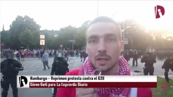 [VÍDEO] La policía reprime protestas en Hamburgo contra el G20