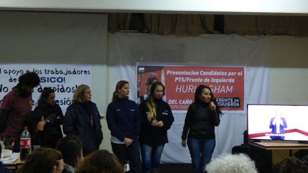 Hurlingham: presentación de candidatos locales y apoyo a la lucha de Pepsico