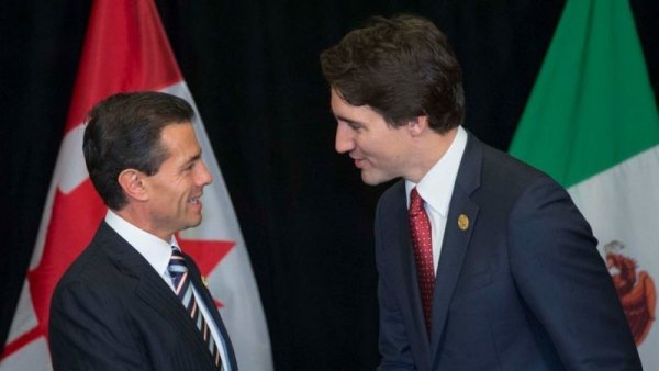 Llega Trudeau a México en medio de la cuarta ronda del TLCAN