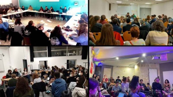 Asambleas en las principales ciudades de Francia para fundar una nueva organización revolucionaria