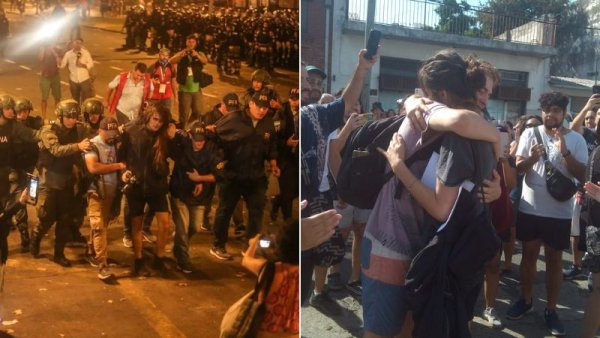 Represión en el Congreso: el reportero gráfico platense y otros detenidos fueron liberados