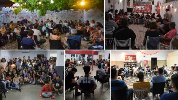 Asambleas abiertas del PTS FIT en La Plata, Berisso y Ensenada: debates, fotos y videos