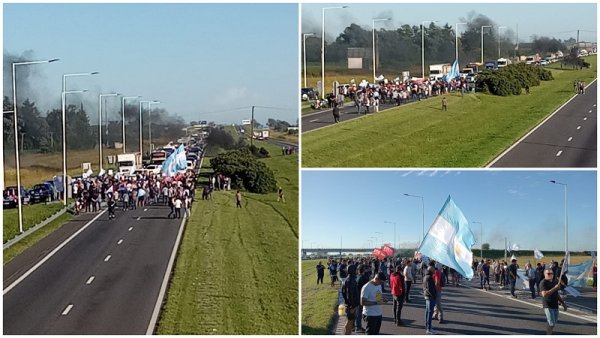 Villa Constitución: corte en la autopista contra despidos, suspensiones y el cierre temporal de Acindar