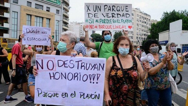 A pesar del rechazo de vecinos la Legislatura aprobó el parque lineal en Honorio Pueyrredón 