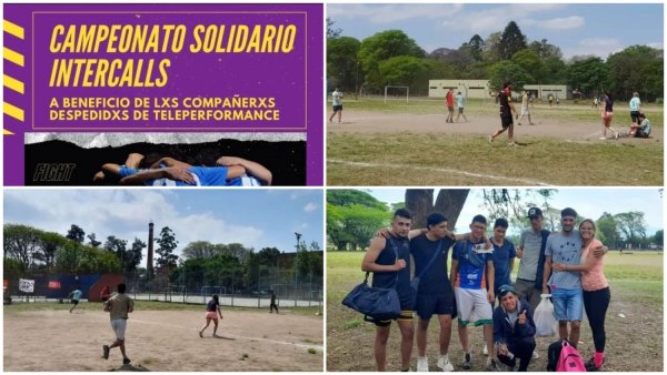 La Red realizó un campeonato solidario con los trabajadores despedidos de Teleperformance