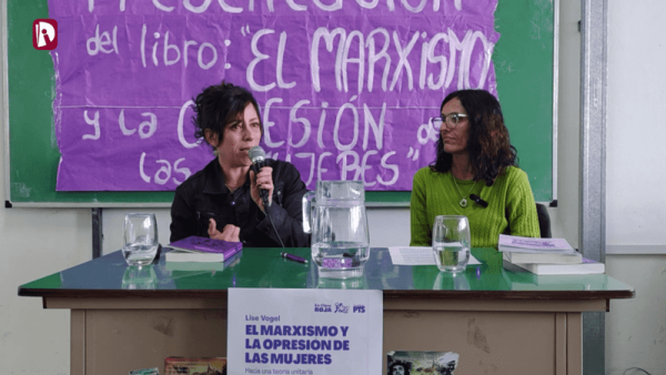 Paula Varela presentó "El marxismo y la opresión de las mujeres" de Lise Vogel en la UNLP 