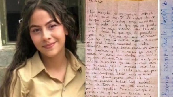 Liberan a Mariana González, la adolescente de 16 años detenida arbitrariamente